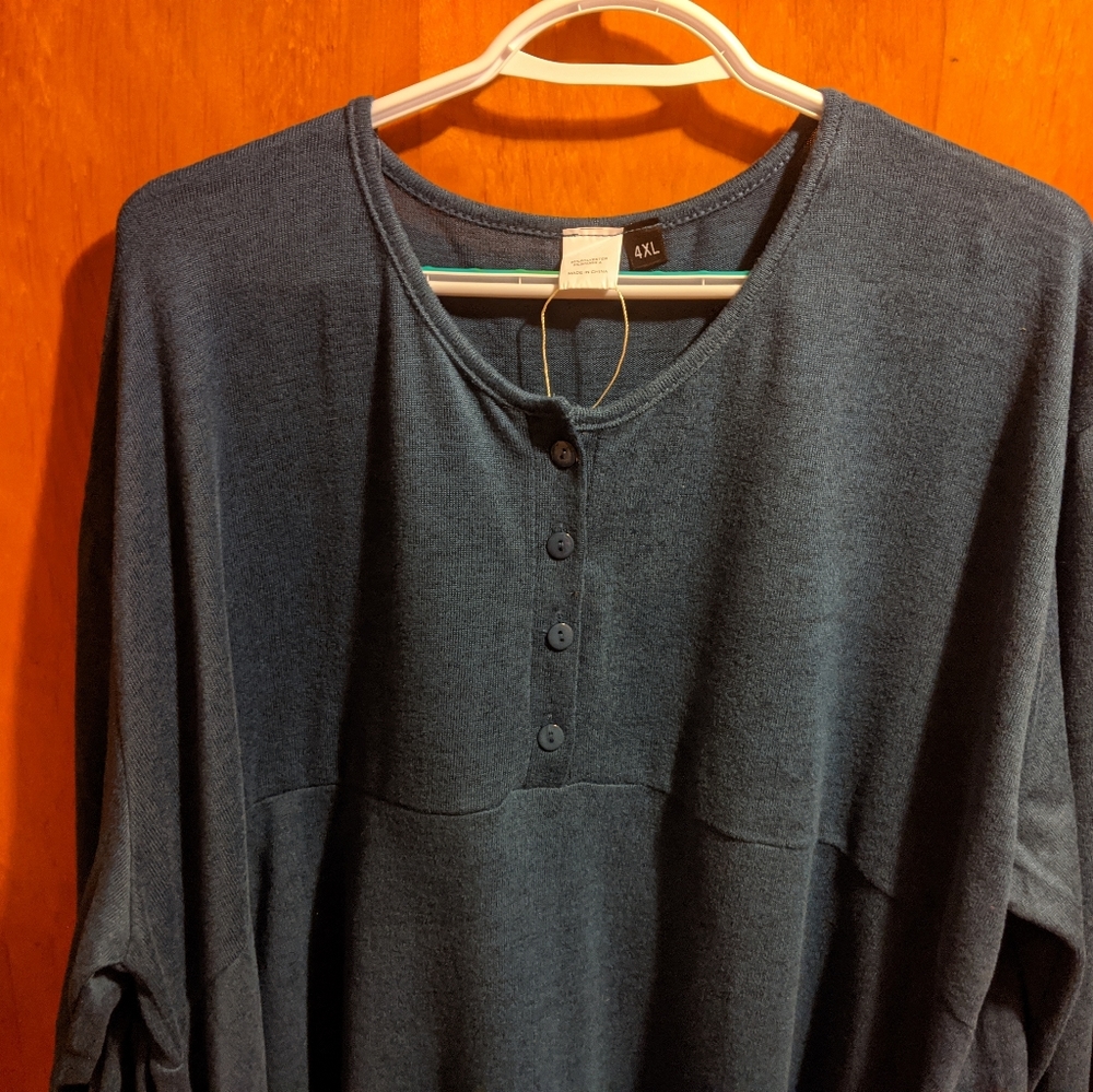 Warm long soft tunic